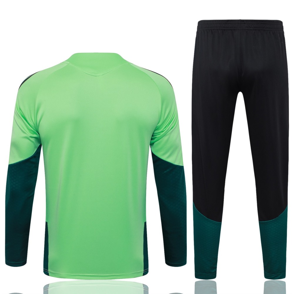 2026 Mexico Green Long-sleeved half-pull training kit