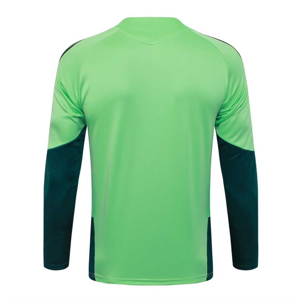 2026 Mexico Green Long-sleeved half-pull training kit