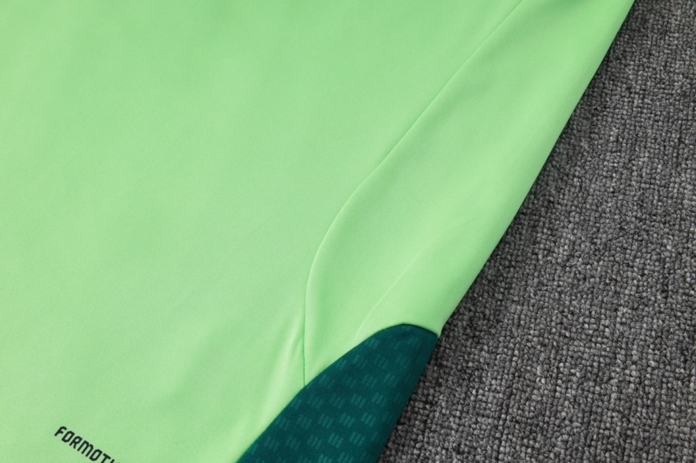2026 Mexico Green Long-sleeved half-pull training kit