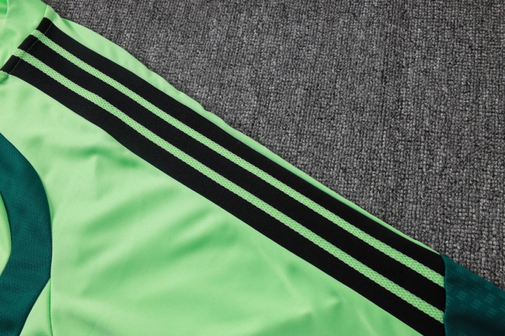 2026 Mexico Green Long-sleeved half-pull training kit