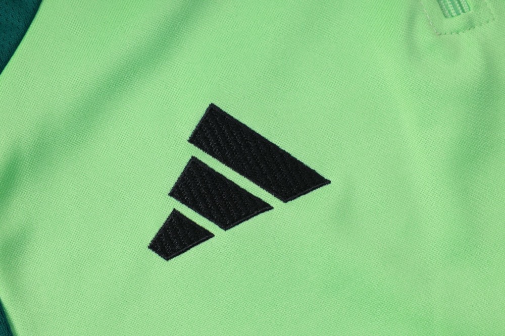 2026 Mexico Green Long-sleeved half-pull training kit