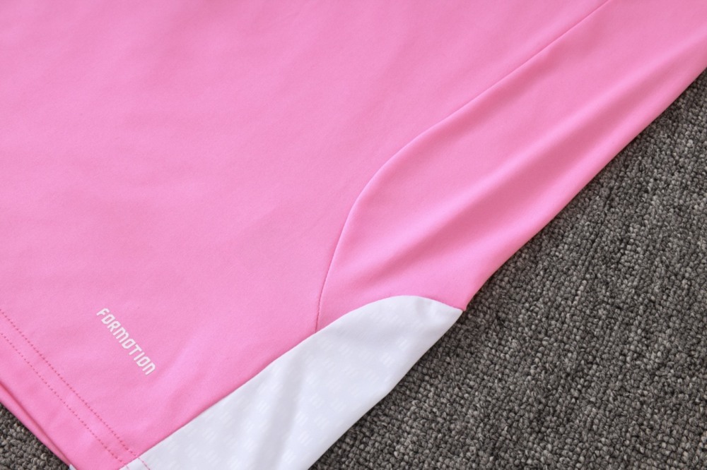 2026 Miami Pink Long-sleeved half-pull training kit