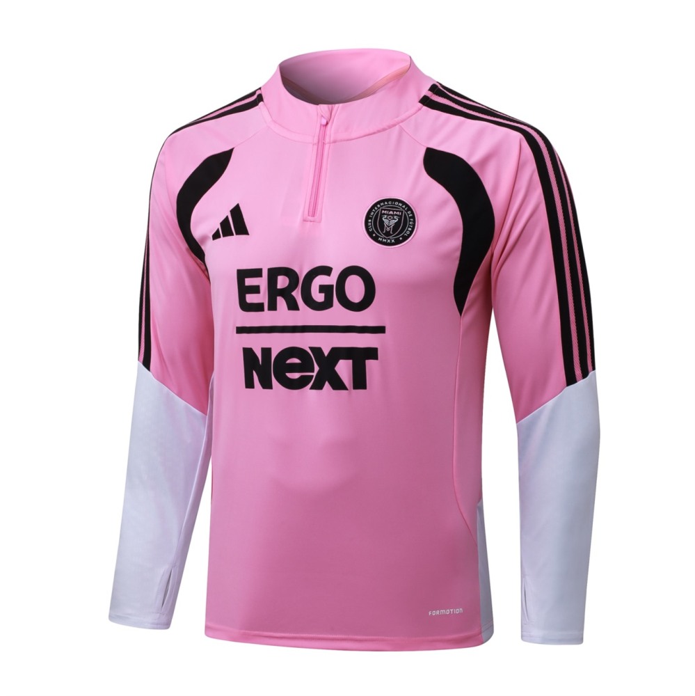 2026 Miami Pink Long-sleeved half-pull training kit