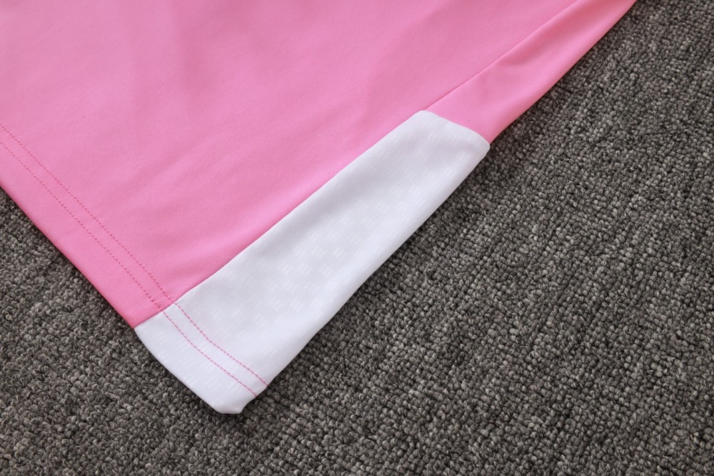 2026 Miami Pink Long-sleeved half-pull training kit