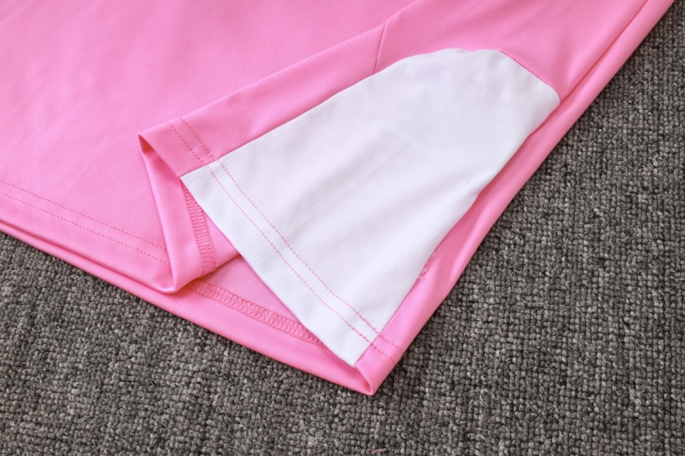 2026 Miami Pink Long-sleeved half-pull training kit