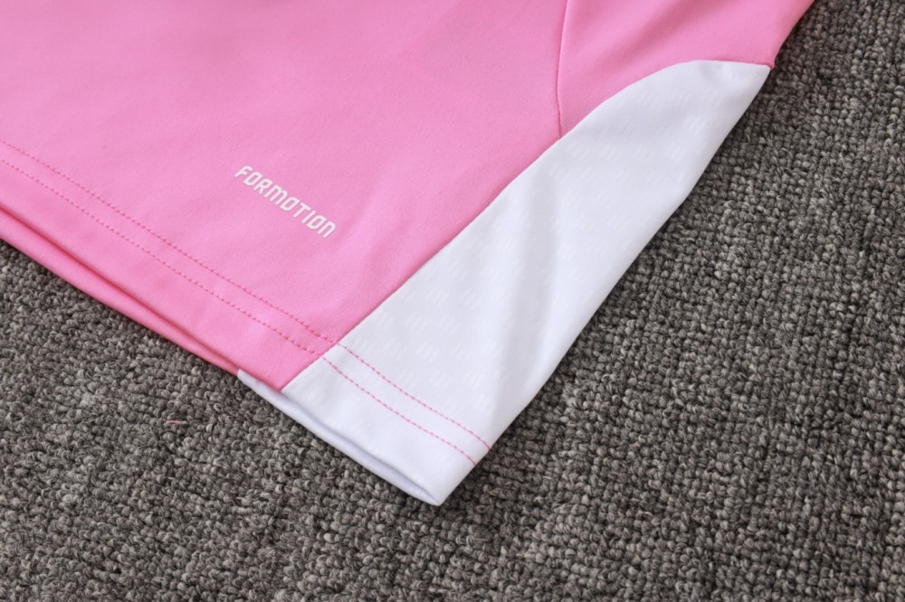 2026 Miami Pink Long-sleeved half-pull training kit