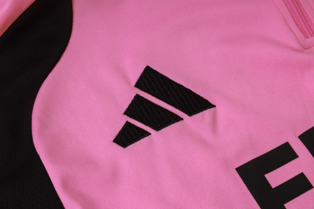 2026 Miami Pink Long-sleeved half-pull training kit