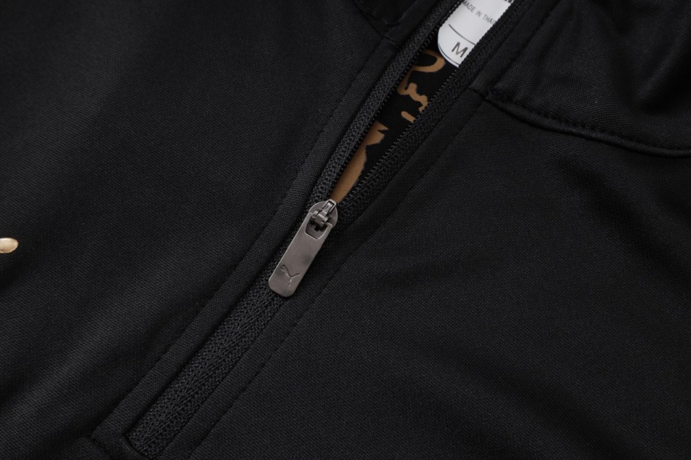2026 Portugal Black Long-sleeved half-pull training kit