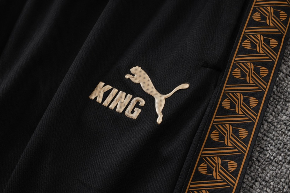 2026 Portugal Black Long-sleeved half-pull training kit