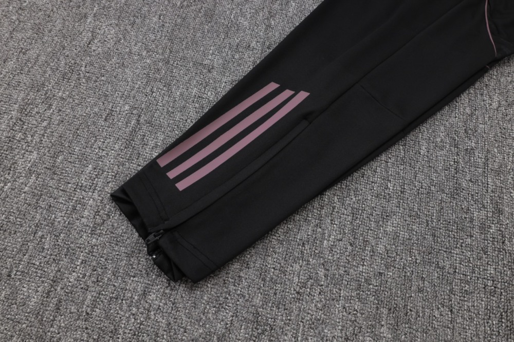2026 Real Madrid Dusty Purple Long-sleeved half-pull training kit
