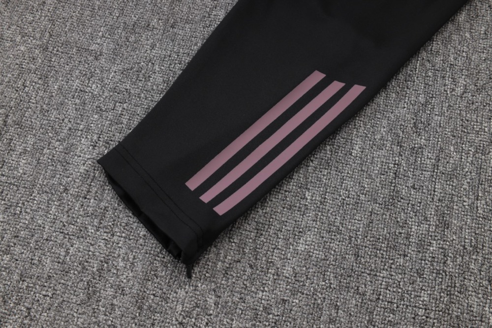 2026 Real Madrid Dusty Purple Long-sleeved half-pull training kit