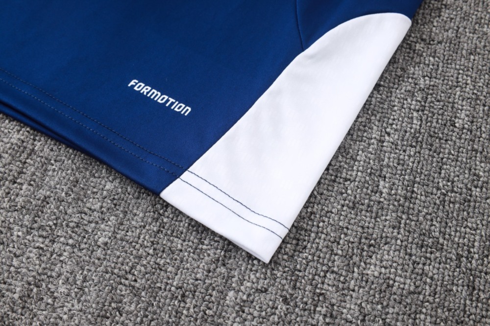 2026 Real Madrid Royal blue Long-sleeved half-pull training kit
