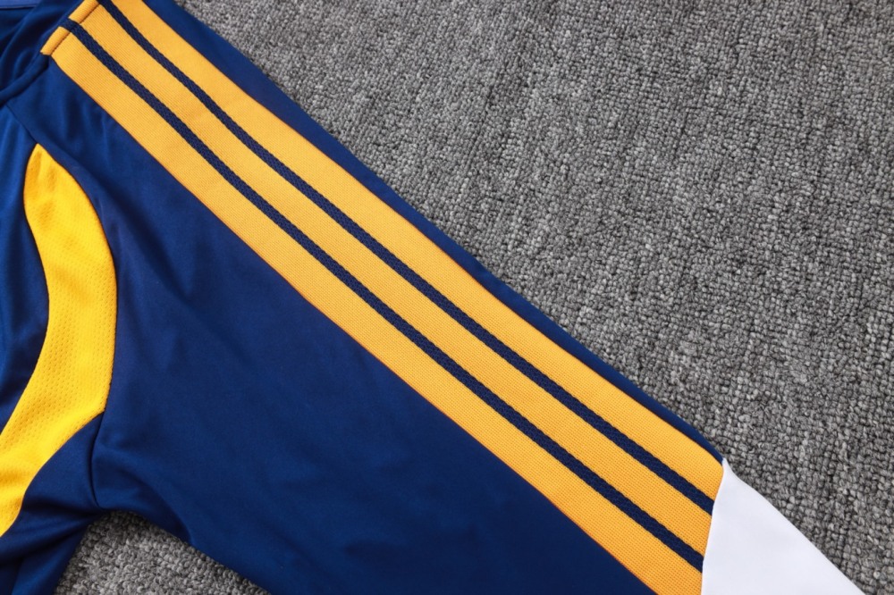 2026 Real Madrid Royal blue Long-sleeved half-pull training kit