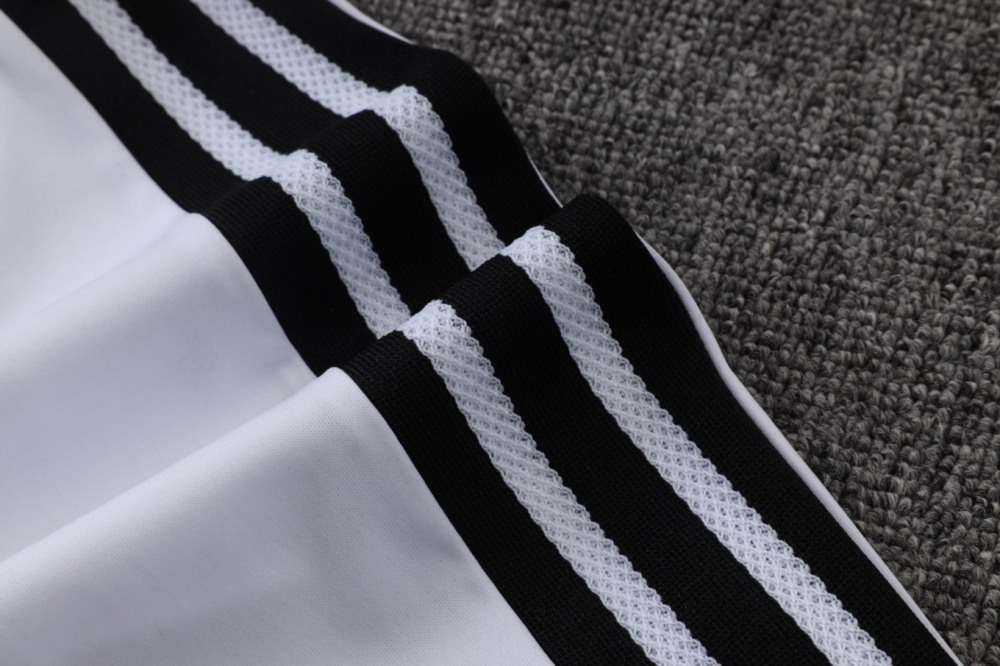 2026 Real Madrid White Long-sleeved half-pull training kit
