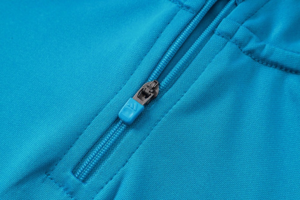 2026 Spain Sky blue Long-sleeved half-pull training kit