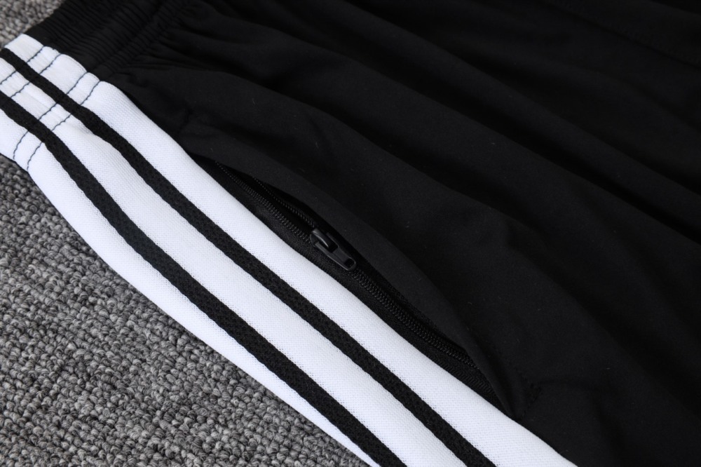 2026 Real Madrid Black Long-sleeved half-pull training kit