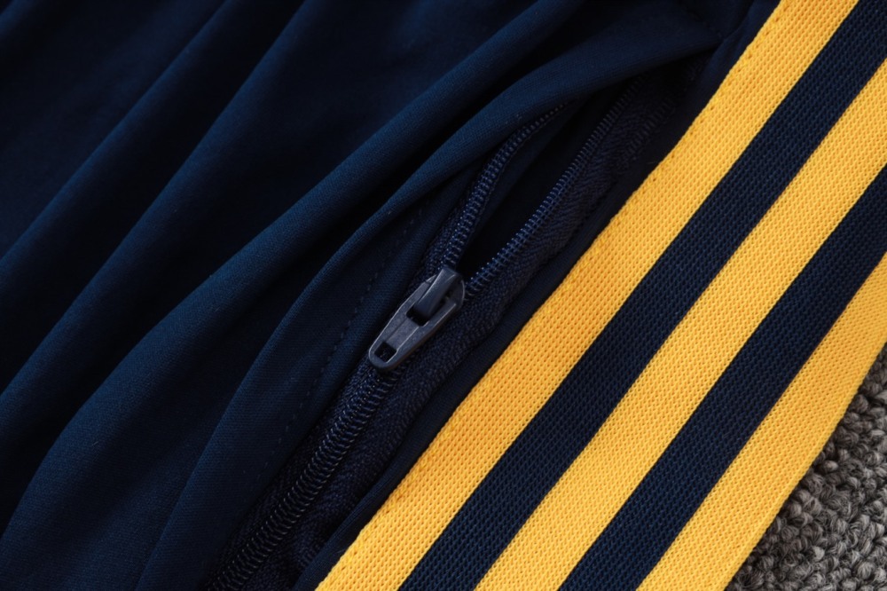 2026 Boca Royal blue Long-sleeved half-pull training kit