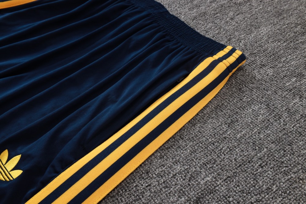 2026 Boca Royal blue Long-sleeved half-pull training kit