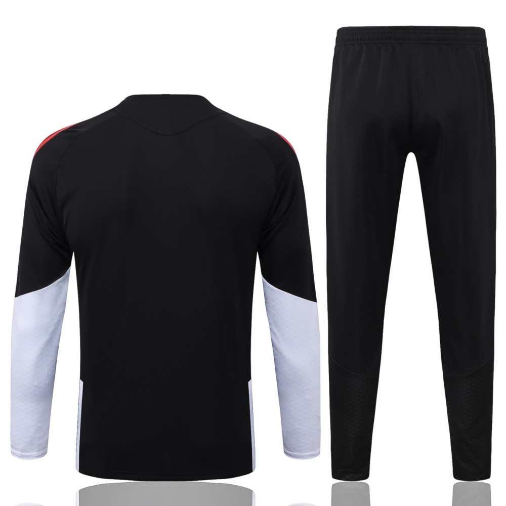 2026 Arsenal Black Long-sleeved half-pull training kit
