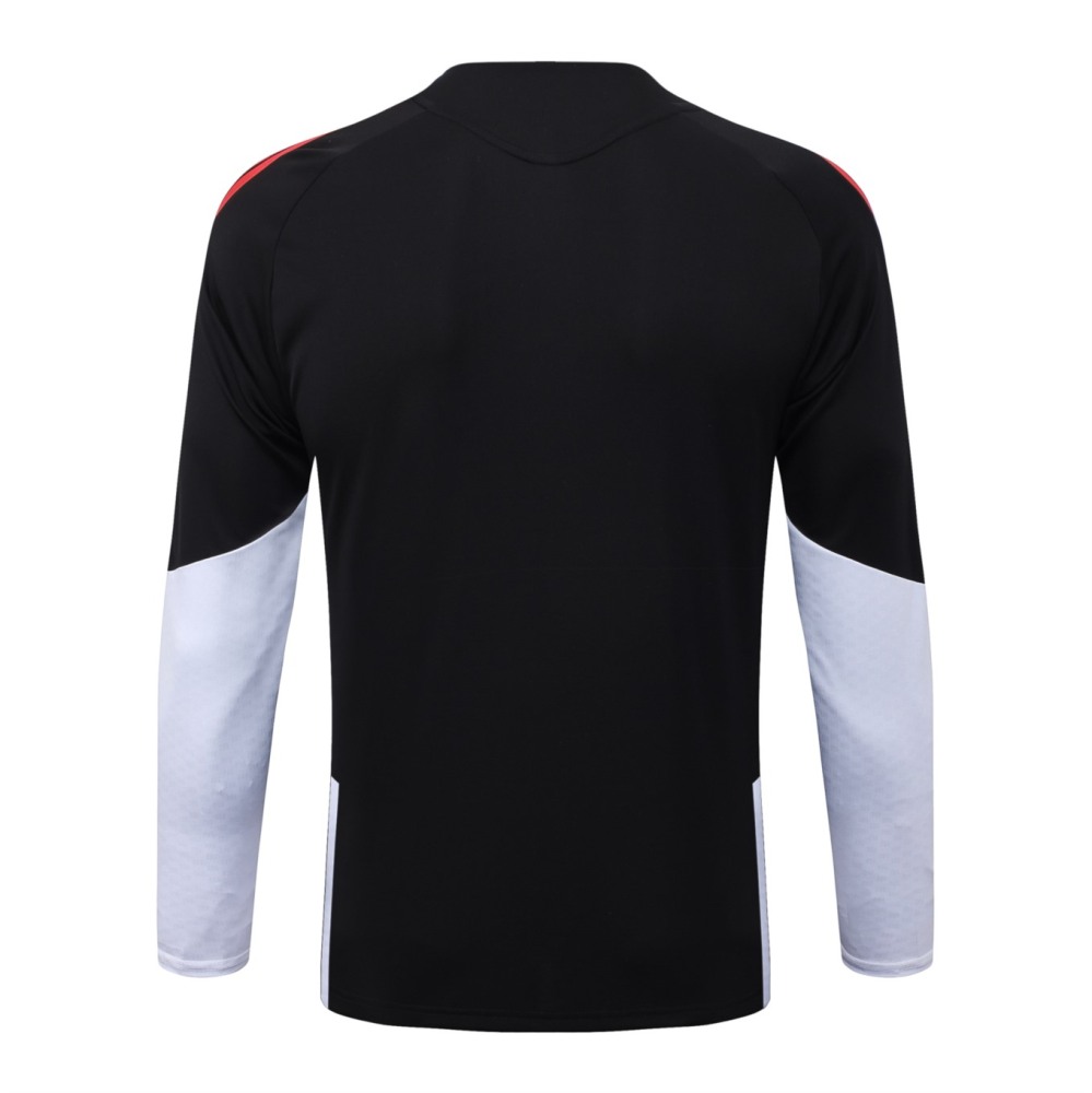 2026 Arsenal Black Long-sleeved half-pull training kit