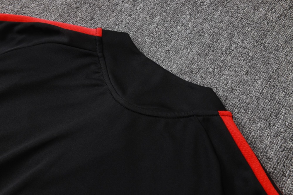 2026 Arsenal Black Long-sleeved half-pull training kit