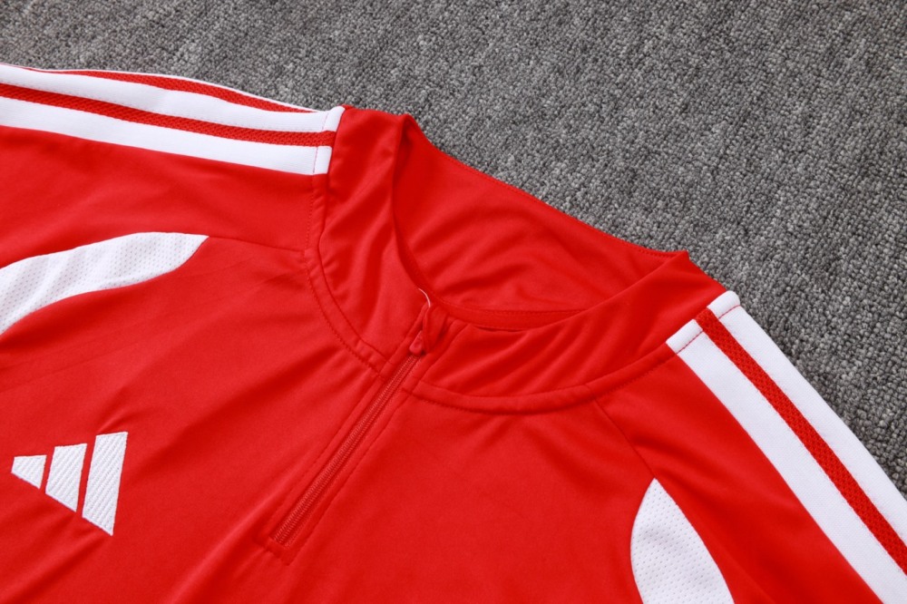 2026 Arsenal Red Long-sleeved half-pull training kit