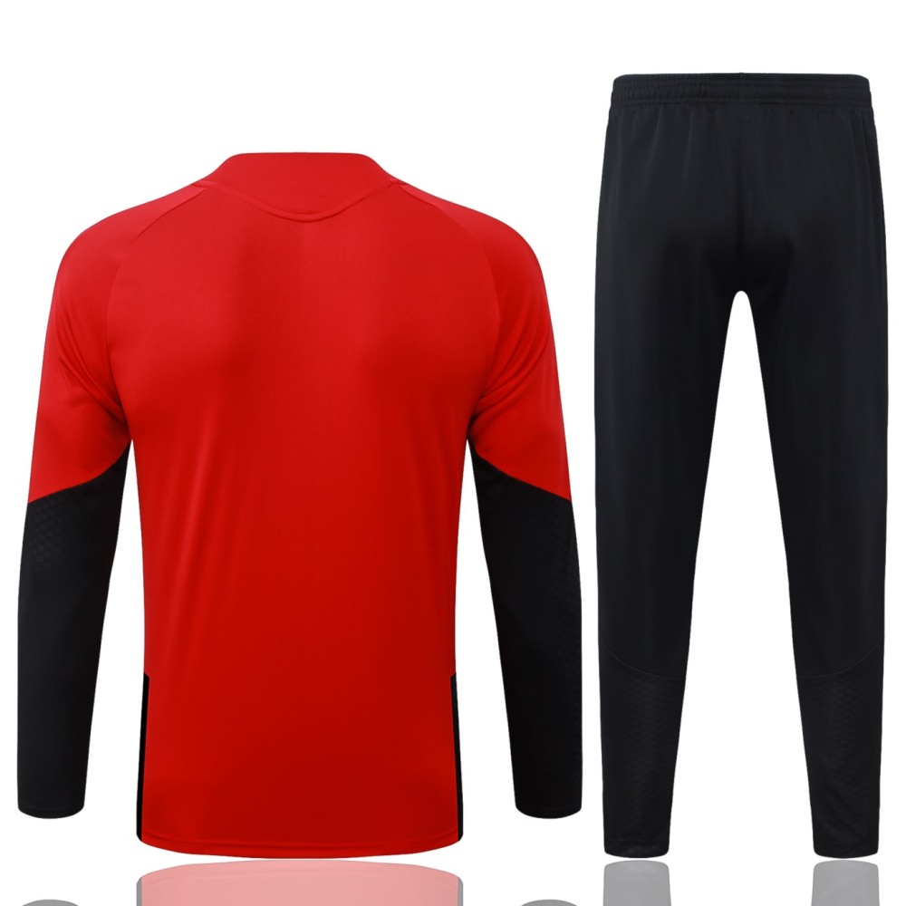 2026 Arsenal Red Long-sleeved half-pull training kit