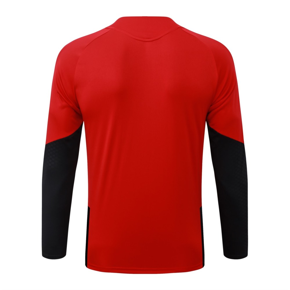 2026 Arsenal Red Long-sleeved half-pull training kit
