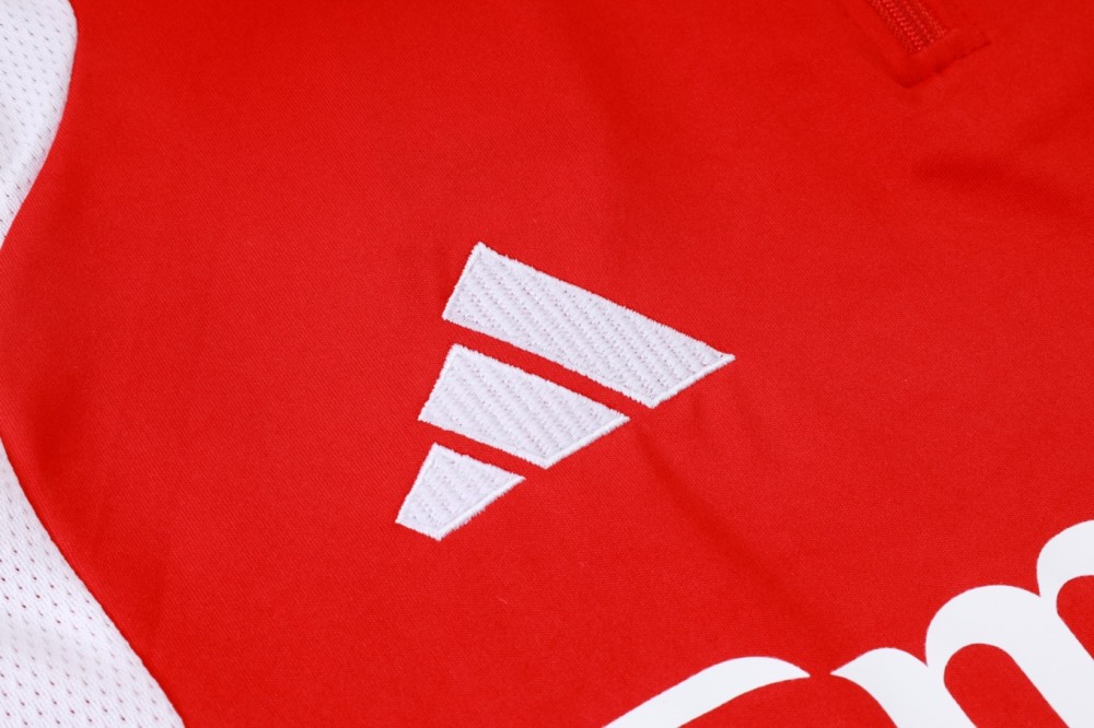 2026 Arsenal Red Long-sleeved half-pull training kit