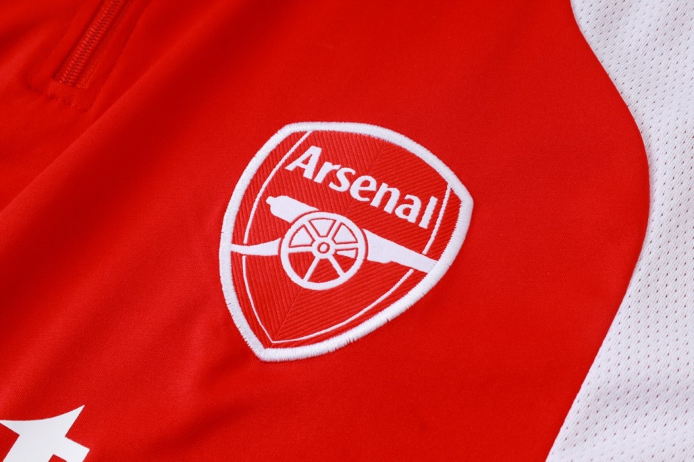 2026 Arsenal Red Long-sleeved half-pull training kit