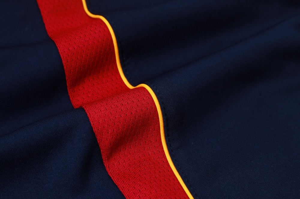2026 Barcelona Colorful Long-sleeved half-pull training kit