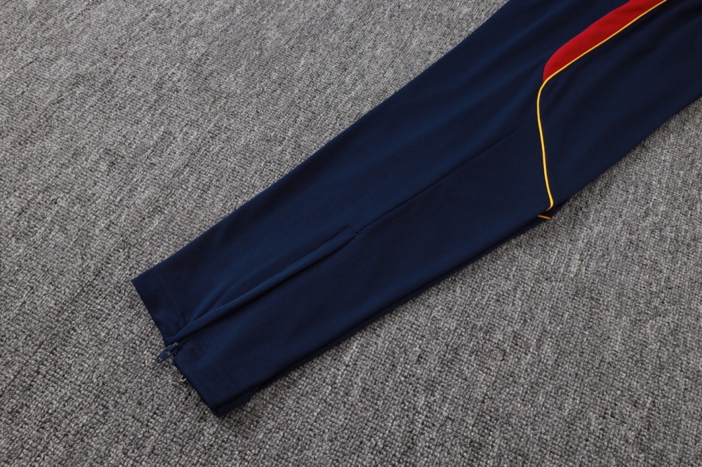 2026 Barcelona Colorful Long-sleeved half-pull training kit