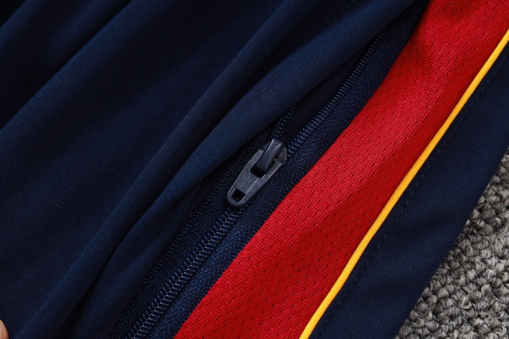 2026 Barcelona Colorful Long-sleeved half-pull training kit