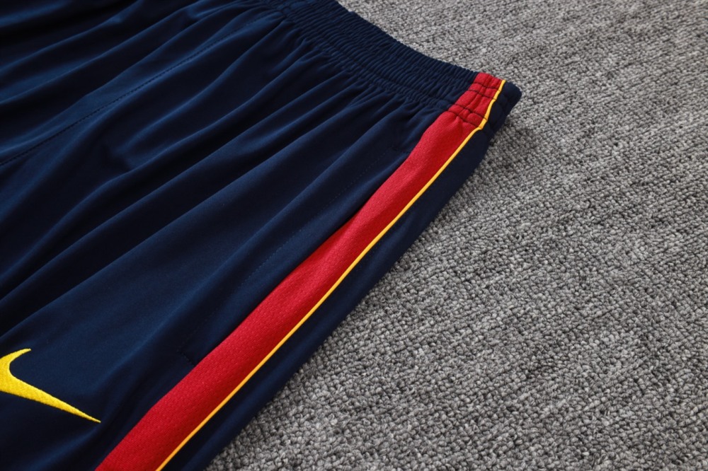 2026 Barcelona Colorful Long-sleeved half-pull training kit