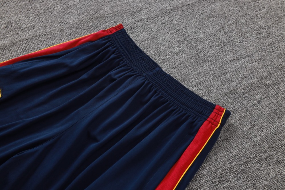 2026 Barcelona Colorful Long-sleeved half-pull training kit