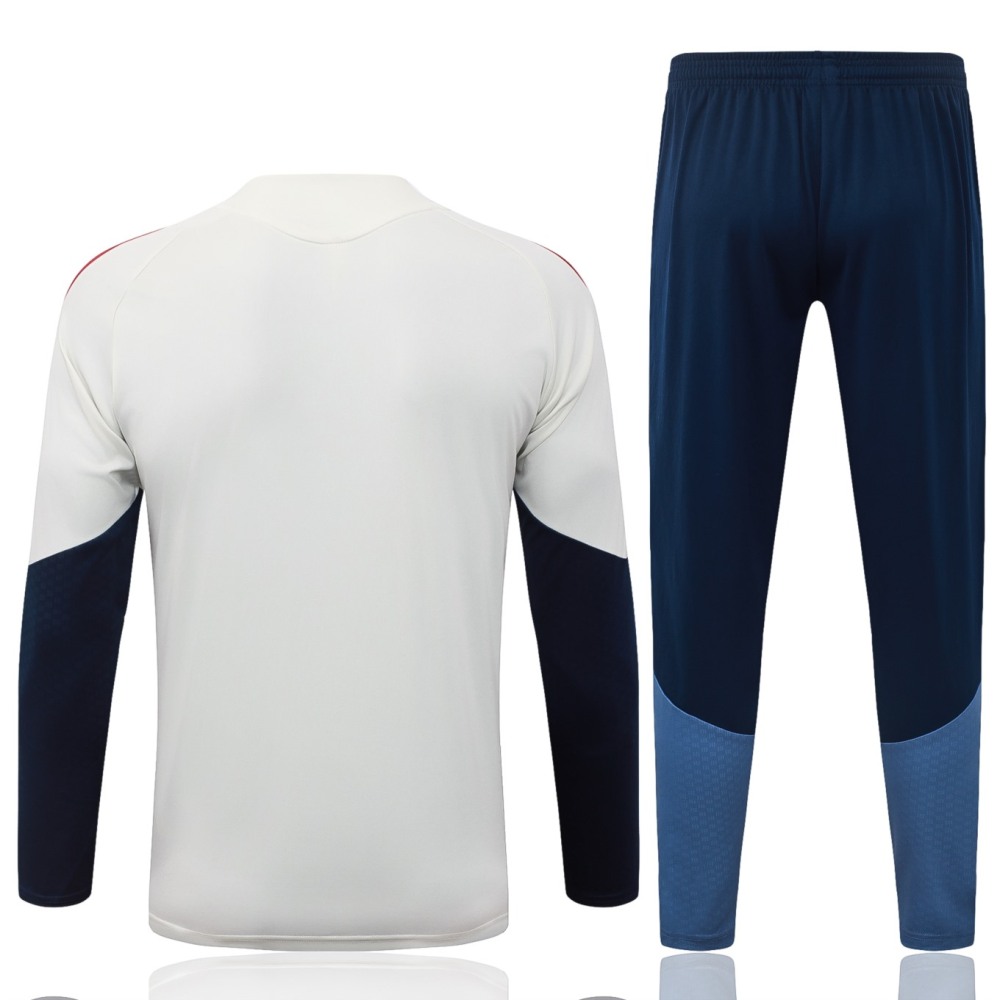 2026 Bayern Munich Beige Long-sleeved half-pull training kit