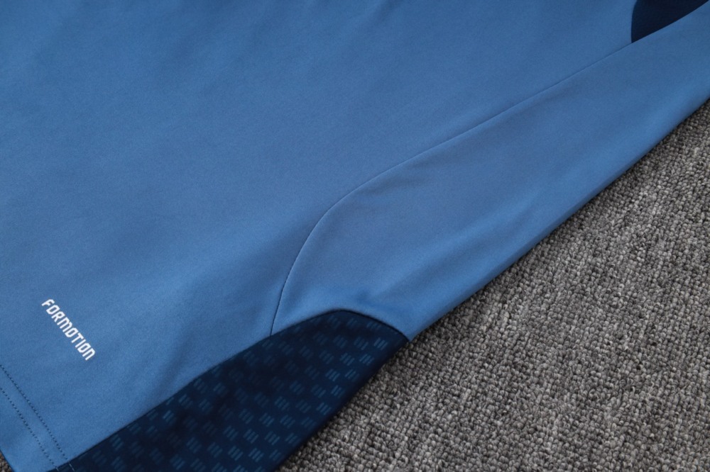 2026 Bayern Munich Medium Blue Long-sleeved half-pull training kit