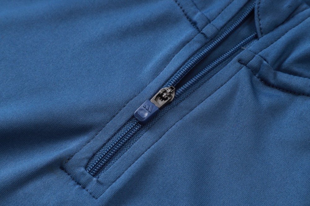 2026 Bayern Munich Medium Blue Long-sleeved half-pull training kit