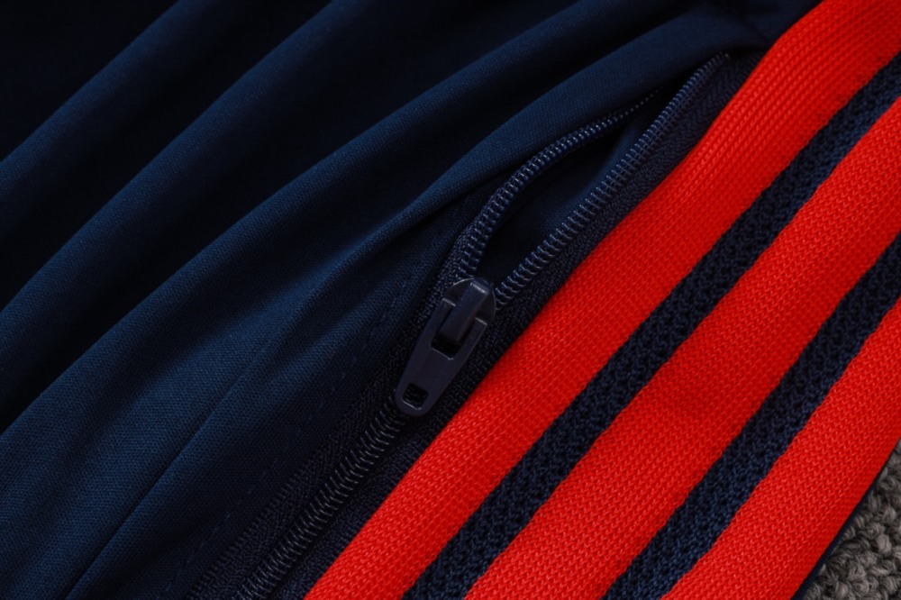 2026 Bayern Munich Medium Blue Long-sleeved half-pull training kit