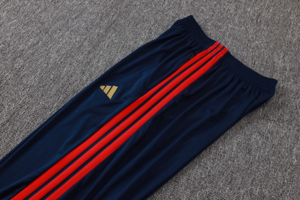2026 Bayern Munich Medium Blue Long-sleeved half-pull training kit