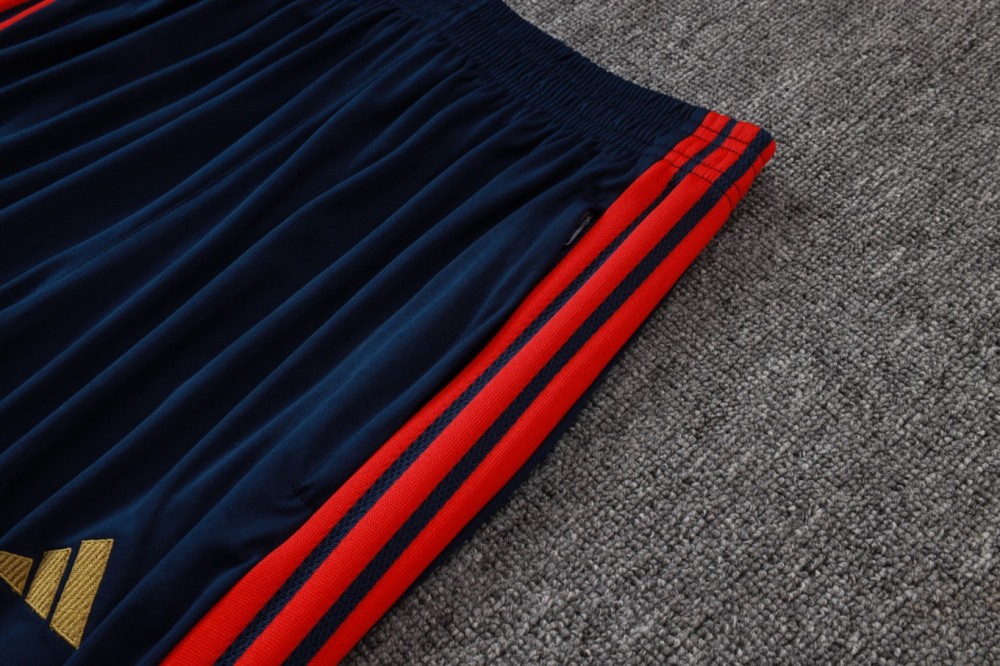 2026 Bayern Munich Medium Blue Long-sleeved half-pull training kit