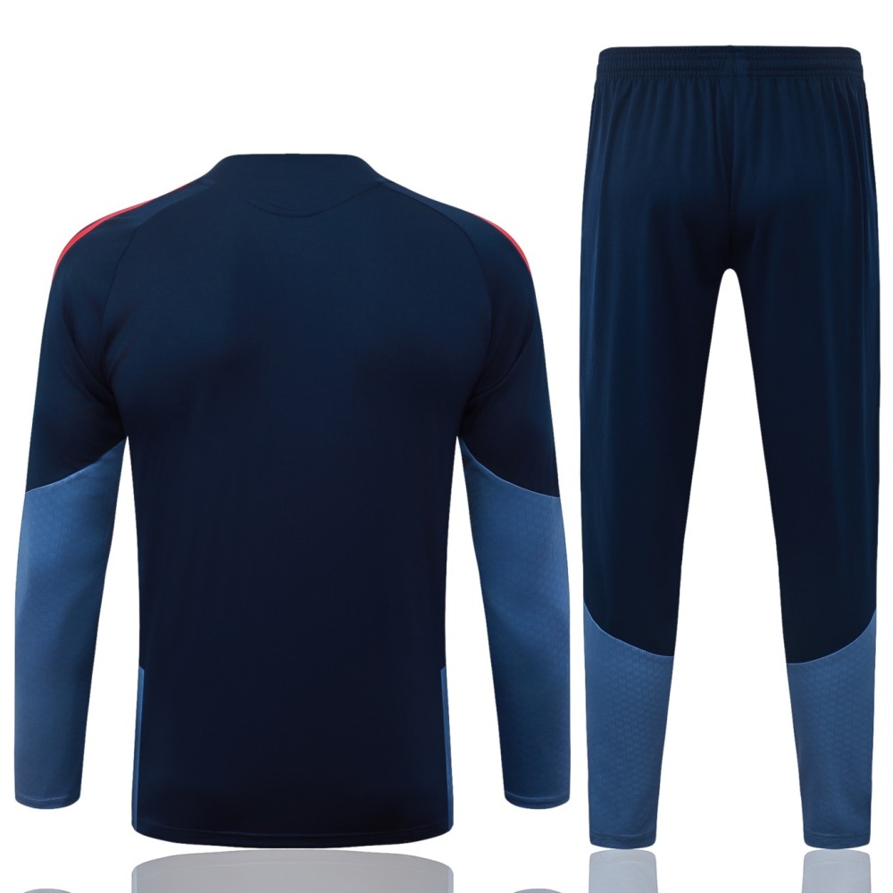 2026 Bayern Munich Royal blue Long-sleeved half-pull training kit