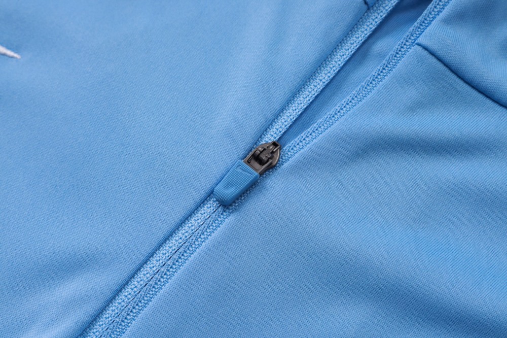 2026 England Light blue Long-sleeved half-pull training kit