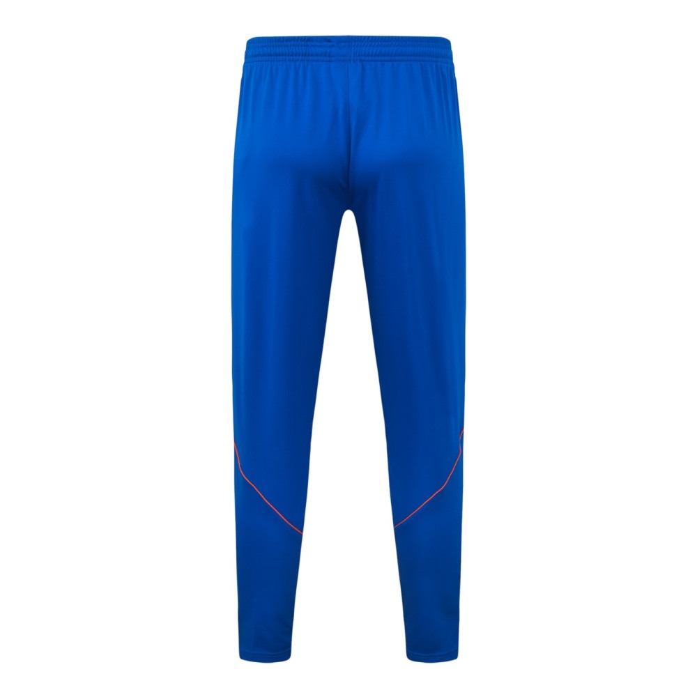 2026 France Violet blue Long-sleeved half-pull training kit