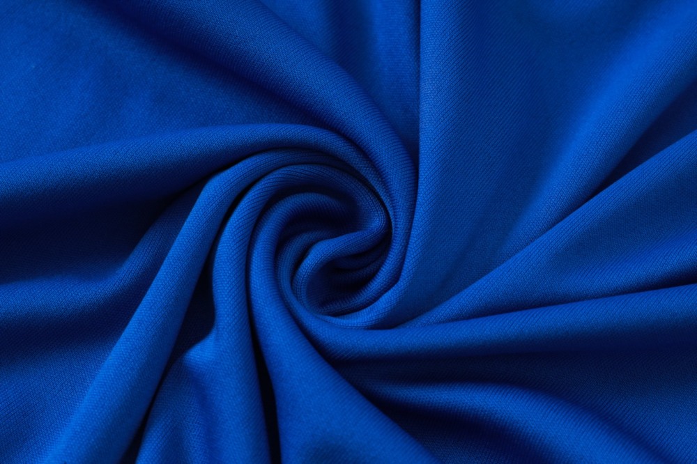 2026 France Violet blue Long-sleeved half-pull training kit