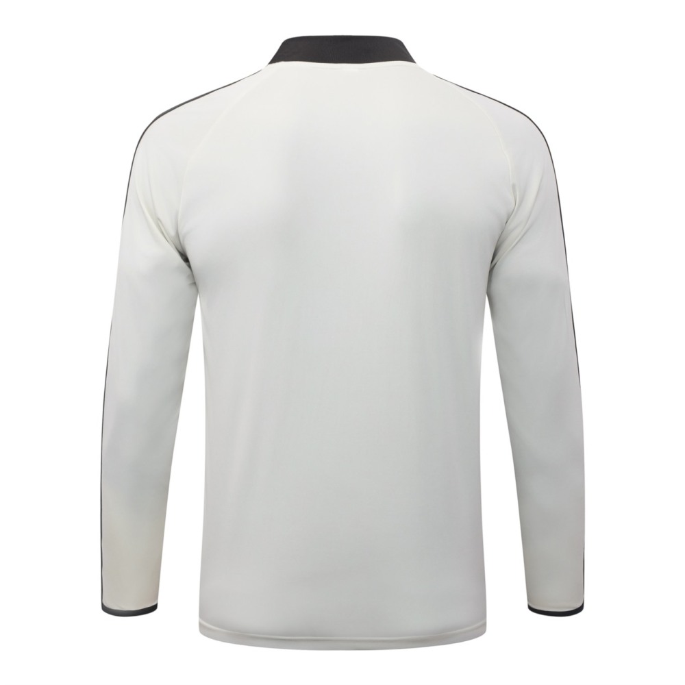 2026 Germany Beige Long-sleeved half-pull training kit