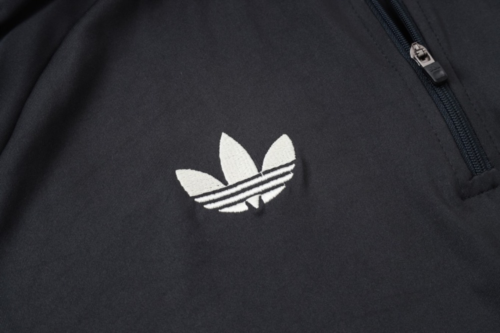 2026 Germany Dark gray Long-sleeved half-pull training kit