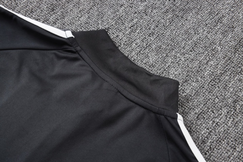 2026 Germany Dark gray Long-sleeved half-pull training kit