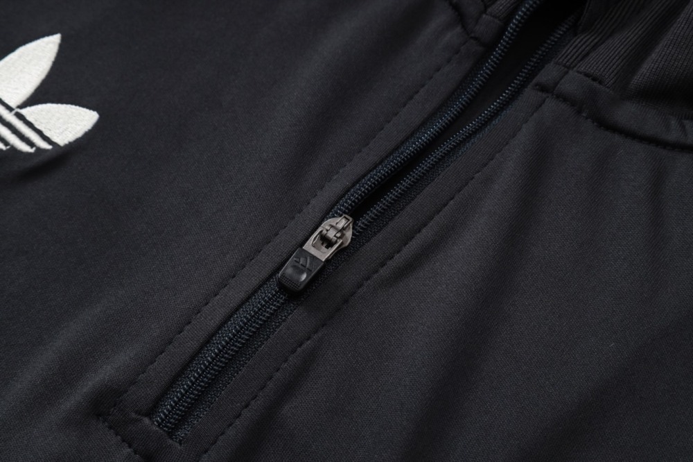 2026 Germany Dark gray Long-sleeved half-pull training kit