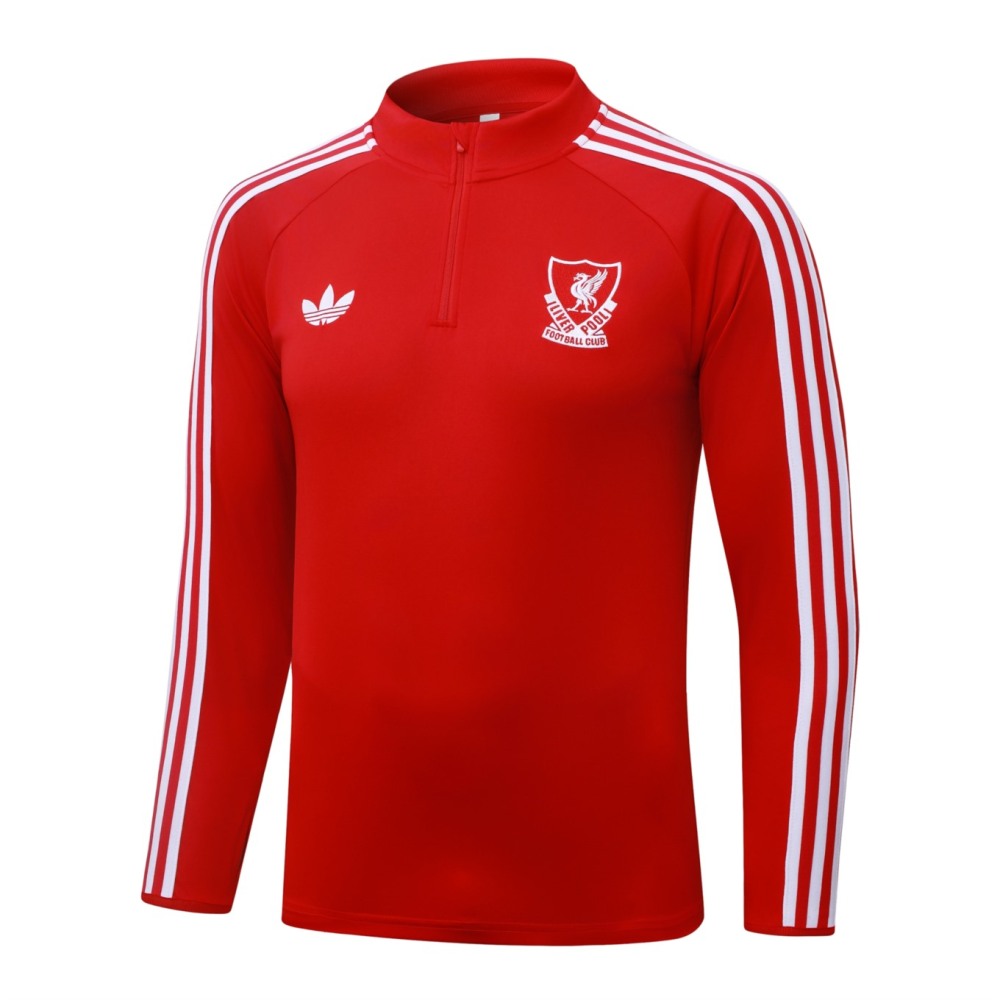 2026 Liverpool Beige Long-sleeved half-pull training kit